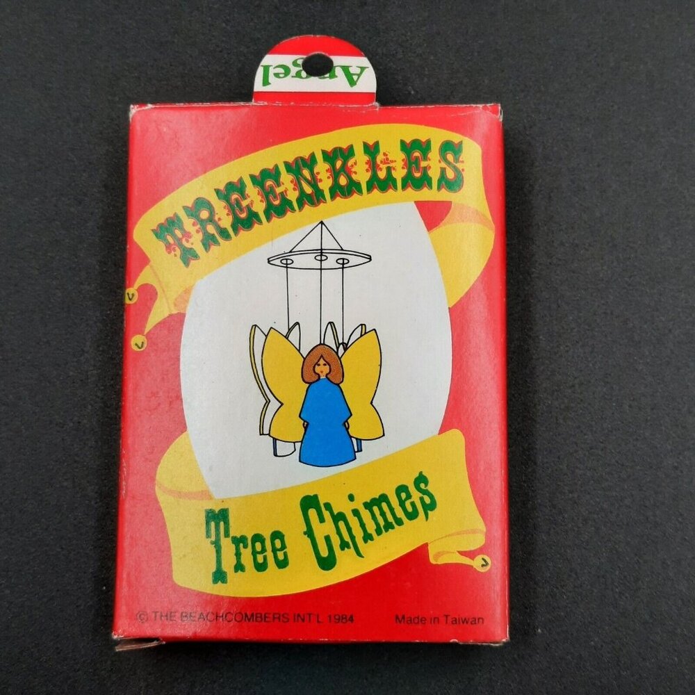 Vintage Treenkles 1984 Beachcombers Angel Tree Chimes Porcelain Decoration - Picture 7 of 7